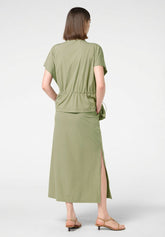 Gonna in Tessuto Tecnico Leggero ed Elasticizzato New Travel - Militare - Military | Oroblù