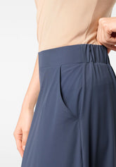 Gonna in Tessuto Tecnico Leggero ed Elasticizzato New Travel - Blu - Blue | Oroblù