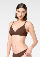 Reggiseno senza ferretto in Eco-Microfibra Elasticizzata Skinwear - Marrone Scuro - Dark brown | Oroblù
