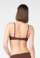 Reggiseno senza ferretto in Eco-Microfibra Elasticizzata Skinwear - Marrone Scuro - Dark brown | Oroblù