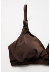 Reggiseno senza ferretto in Eco-Microfibra Elasticizzata Skinwear - Marrone Scuro - Dark brown | Oroblù