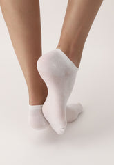 Calza Corta Solange Sport Bipack - Bianco - White | Oroblù