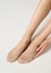 Calzino Fantasmino Pizzo Lacy - Beige Rosato - Cosmetic | Oroblù