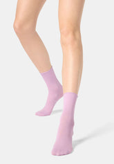 Calzino in Cotone Bio Ankle - Lilla - Lilac | Oroblù