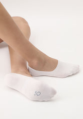 Calzino Fantasmino in Cotone Bio - Bianco - White | Oroblù
