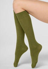 Gambaletto Coprente in Modal e Cashmere Cheryl - Verde - Botanic | Oroblù