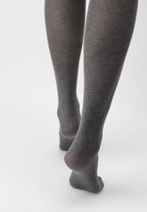Collant Coprente in Modal e Cashmere Cheryl - Grigio Melange - Grey melange | Oroblù