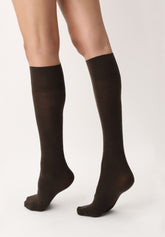 Gambaletto Coprente in Lana Superwash Nives - Marrone 4 - Brown 4 | Oroblù