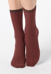 Calzino in Lana e Cotone Jasmine - Cacao 3 - Cacao 3 | Oroblù