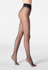 Collant Velato Micro Motivo Graceful 20 - Nero - Black | Oroblù