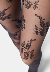 Collant Velato effetto Pizzo Ethereal 20 - Nero - Black | Oroblù