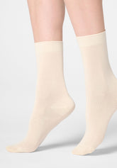 Calzino in Lyocell Soft Perfect Comfort - Bianco Lana - Wool | Oroblù
