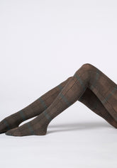 Collant Coprente Soft Plaid 60 - Marrone 4 - Brown 4 | Oroblù