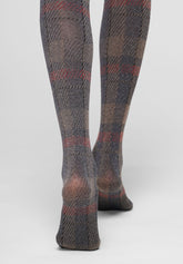 Collant Coprente Soft Plaid 60 - Nero - Black | Oroblù