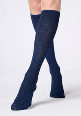 Opaque Knee-Highs Geoline 50 - Navy Blue 2 - Marine 2 | Oroblù
