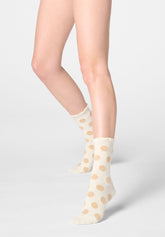 Short Socks Velvet Dots - Wool White - Wool | Oroblù