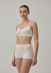 Reggiseno a Brassiere con Spallino Sottile Dolcevita - Bianco - White | Oroblù