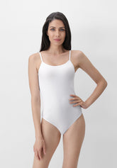 Body con Spalline Sottili Dolcevita - Bianco - White | Oroblù