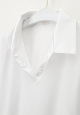 Maglia Polo Manica Lunga in Cotone e Modal Perfect Line Cotton - Bianco - White | Oroblù