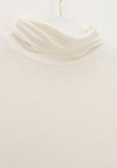 Maglia Dolcevita Manica Lunga in Micromodal e Cashmere Perfect Cashmere - Avorio - Ivory | Oroblù