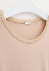 Maglia Girocollo Manica Lunga in Modal Elasticizzato Perfect Line - Cipria - Powder | Oroblù