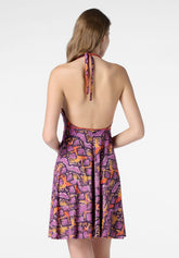 Abito Lurex Python - Purple - Purple | Oroblù