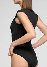 Body Smanicato in Microfibra Elasticizzata Skinwear - Nero - Black | Oroblù