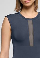 Body Smanicato in Microfibra Elasticizzata Skinwear - Hematite - Hematite 1 | Oroblù