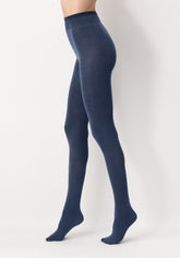 Collant Coprente in Lyocell Comfort Touch - Blu Jeans - Blue jeans | Oroblù