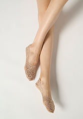 Calzino Fantasmino Pizzo Lacy - Beige Rosato - Cosmetic | Oroblù