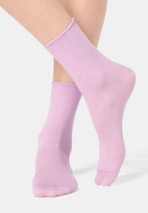 Calzino in Cotone Bio Ankle - Lilla - Lilac | Oroblù