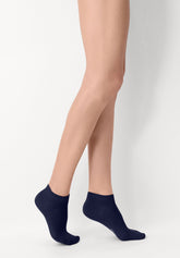 Calzino Sneakers in Cotone Bio - Blu - Blue | Oroblù