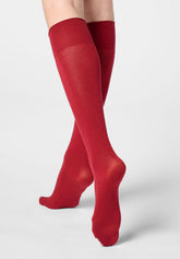 Gambaletto Coprente in Modal e Cashmere Cheryl - Rosso Intenso - Deep red | Oroblù