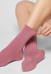 Calzino Corto in Modal e Cashmere Cheryl - Peony - Peony 12 | Oroblù