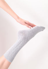 Calzino in Lana e Cashmere Gwen - Grigio Melange - Grey melange | Oroblù