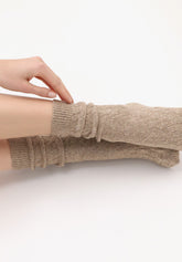 Calzino in Lana e Cashmere Gwen - Beige Melange - Beige melange | Oroblù