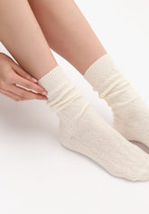 Calzino in Lana e Cashmere Gwen - Bianco Lana - Wool | Oroblù