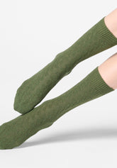 Calzino in Lana e Cashmere Gwen - Verde - Botanic | Oroblù