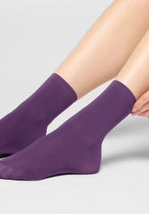 Calzino Coprente All Colors 50 - Violet - Violet 25 | Oroblù