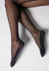 Collant in Filato Riciclato Eco Sneakers Pattern 40 - Nero - Black chain | Oroblù