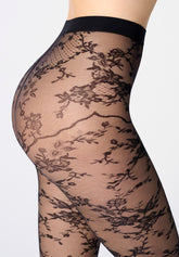 Collant Velato effetto Pizzo Seductive Lace 20 - Nero - Black | Oroblù