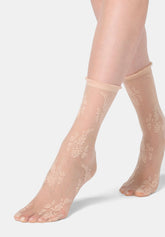 Calzino Velato effetto Pizzo Ethereal 20 - Beige Rosato 8 - Cosmetic 8 | Oroblù