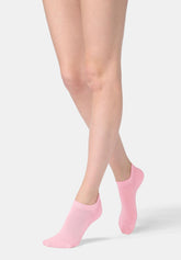 Calzino Sneakers in Lyocell Perfect Comfort Soft Cuff - Rosa Peonia - Peony | Oroblù