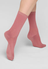 Calzino Ankle A Costine Sottili in Filo di Scozia - Peony - Peony 12 | Oroblù