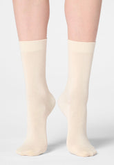 Calzino in Lyocell Soft Perfect Comfort - Bianco Lana - Wool | Oroblù