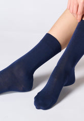Calzino in Lyocell Soft Perfect Comfort - Blu - Blue | Oroblù