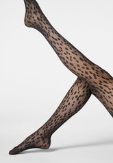 Collant Velato Abstract Wild 30 - Nero - Black/black | Oroblù
