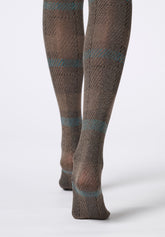 Collant Coprente Soft Plaid 60 - Marrone 4 - Brown 4 | Oroblù