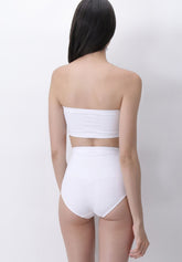 Top a fascia senza cuciture Bandeau Dolcevita - Bianco - White | Oroblù