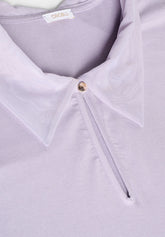 Maglia con Colletto Manica Lunga in Modal Elasticizzato Perfect Line Modal - Lilla - Lilac | Oroblù